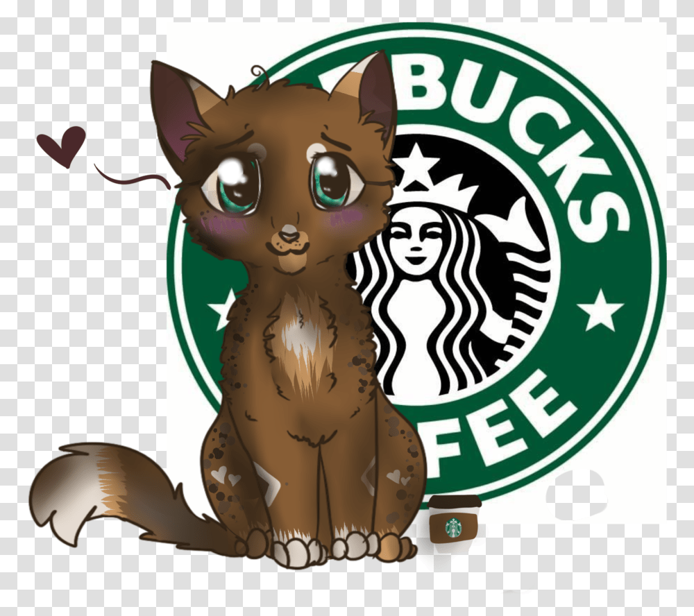 Cat Clipart Coffee Starbucks Logo Transprent, Pet, Animal, Mammal, Abyssinian Transparent Png
