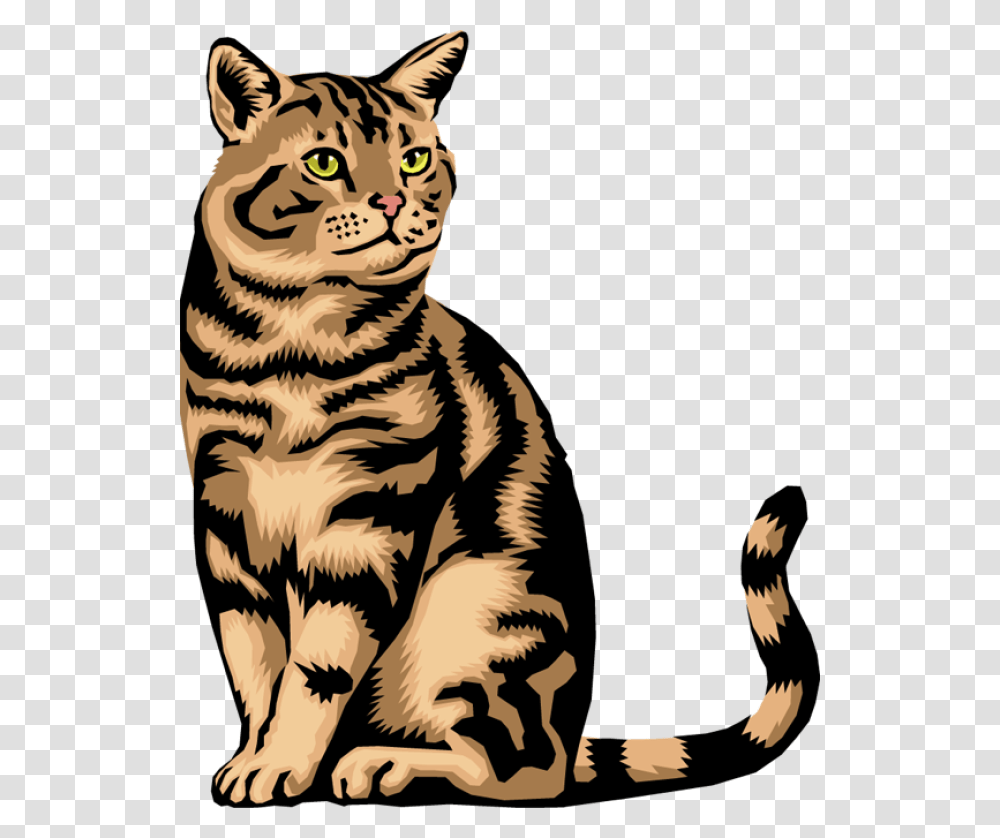 Cat Clipart Farm Animal, Tiger, Wildlife, Mammal, Pet Transparent Png