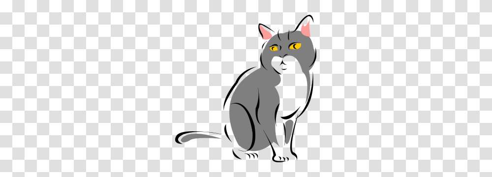 Cat Clipart Free, Pet, Mammal, Animal, Black Cat Transparent Png