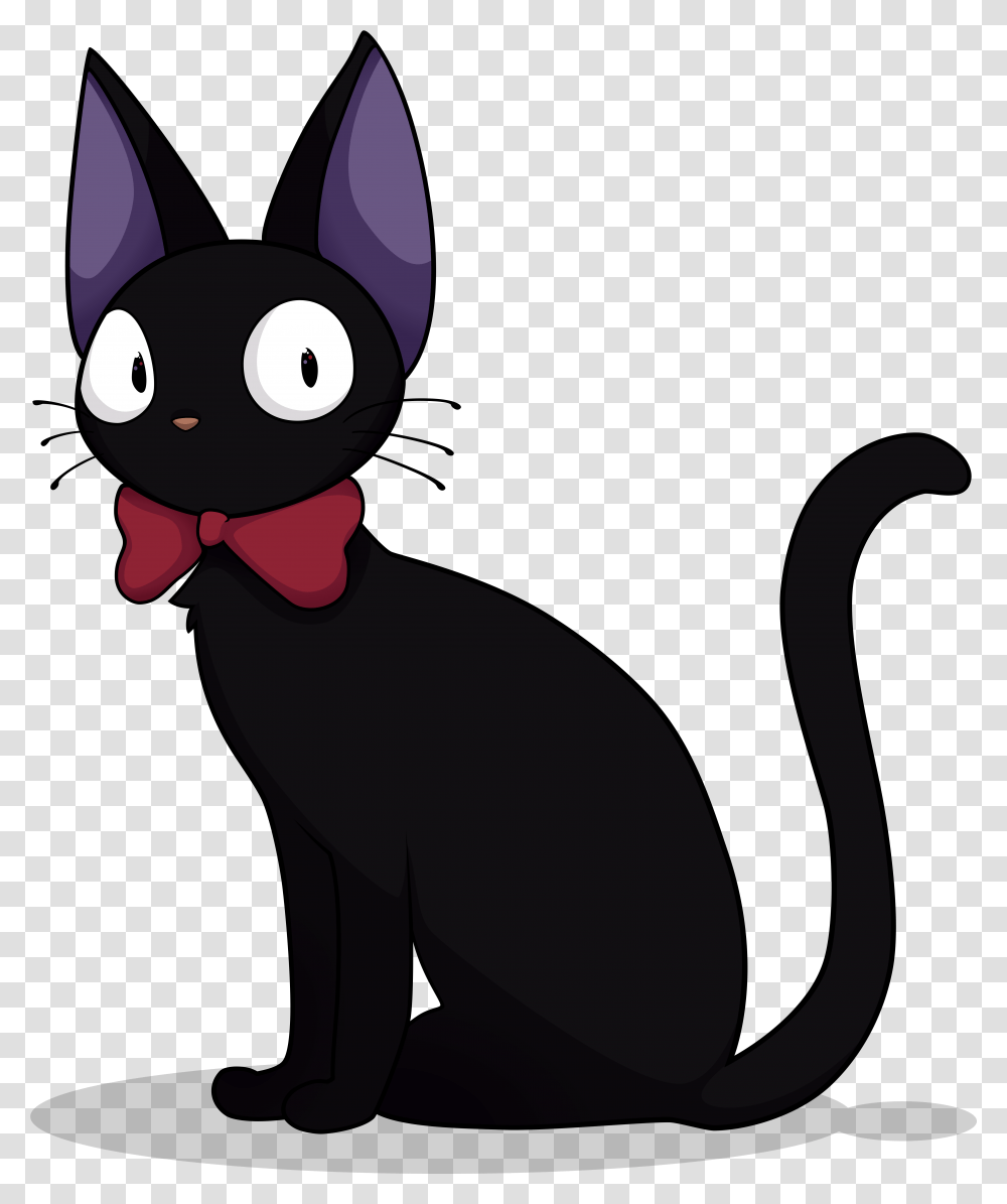 Cat Clipart N Dip Studio Studio Ghibli Kiki Cat, Pet, Mammal, Animal, Black Cat Transparent Png