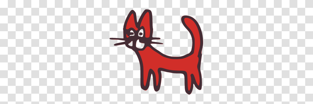 Cat Clipart Red, Animal, Mammal, Deer, Wildlife Transparent Png