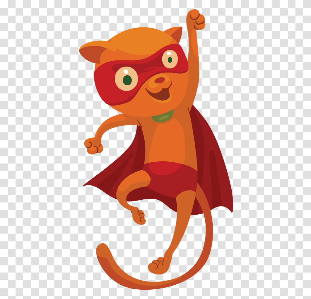 Cat Clipart Superhero, Apparel, Face, Baby Transparent Png