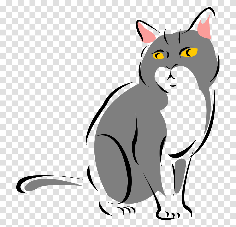 Cat Cliparts, Pet, Mammal, Animal, Black Cat Transparent Png