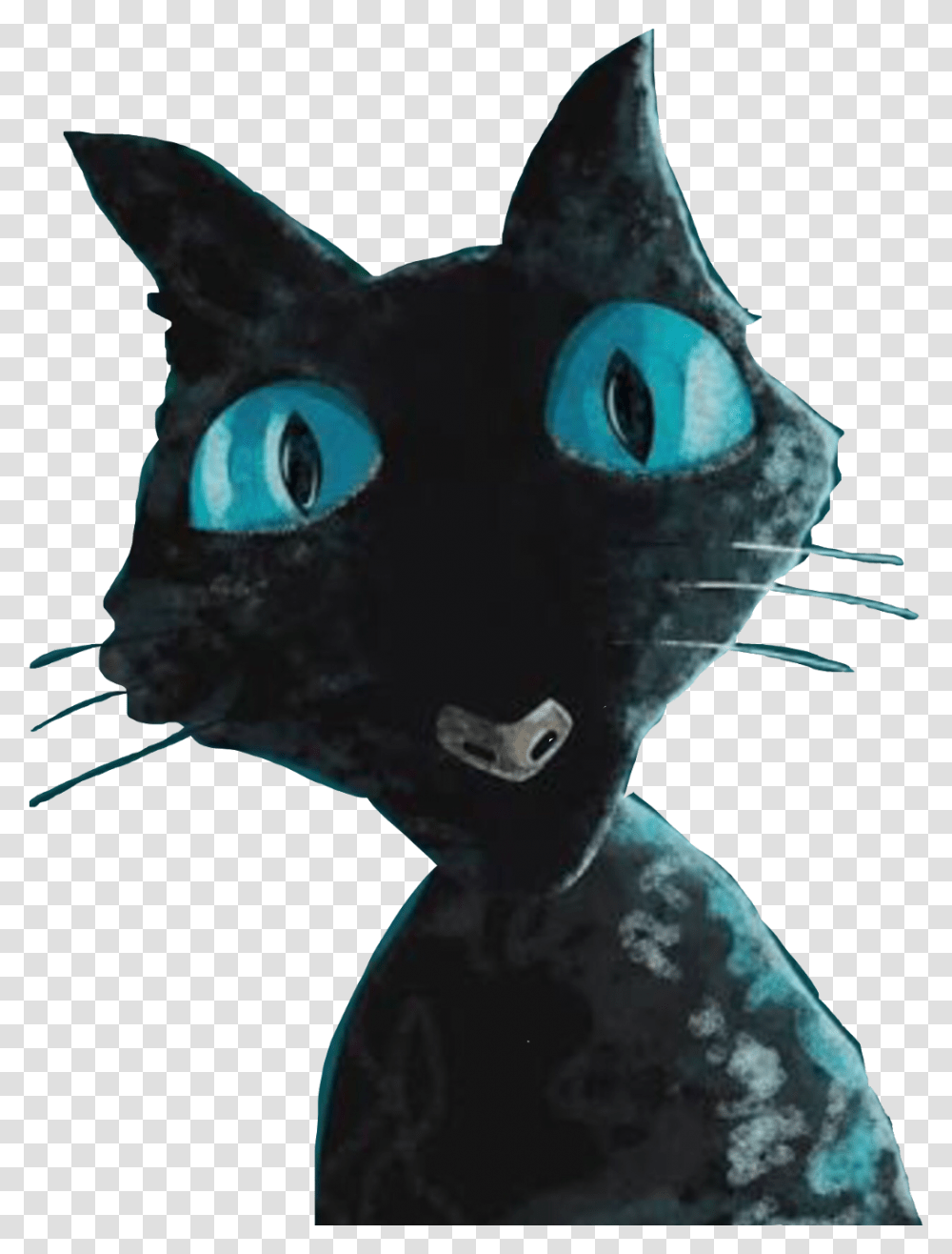 Cat Coraline Gato Freetoedit Coraline Cat, Pet, Mammal, Animal, Black Cat Transparent Png