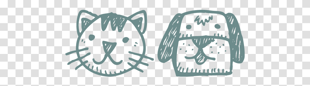 Cat Dog Icon Paw Destrian Cat Dog Icon, Plant, Stencil Transparent Png