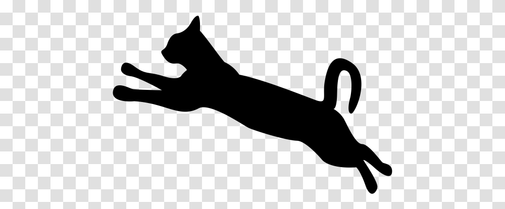 Cat Dog Silhouette Clip Art Cat Jumping Clipart Black And White, Gray, World Of Warcraft Transparent Png