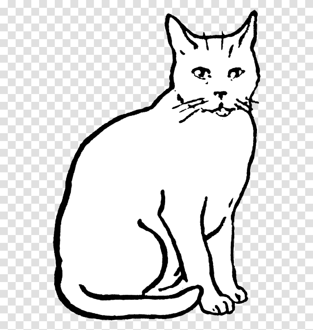 Cat Drawing Animals Images Digital Stamps Free Clipart Clip Art Of Cat, Stencil, Face, Portrait, Photography Transparent Png