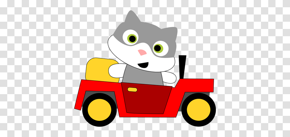 Cat Driving A Car, Toy, Vehicle, Transportation, Kart Transparent Png
