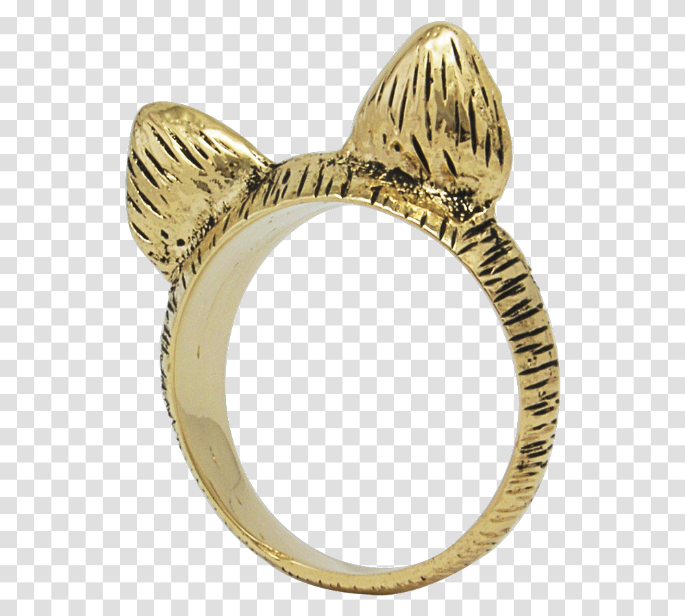 Cat Ears Ring Engagement Ring, Gold, Accessories, Accessory, Jewelry Transparent Png