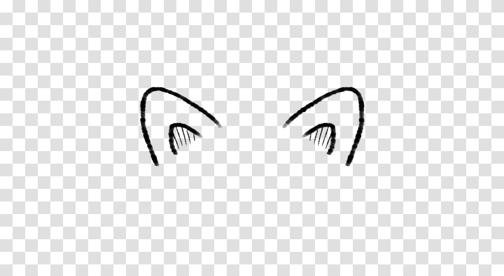 Cat Ears Tumblr Image, Stencil, Label, Drawing Transparent Png