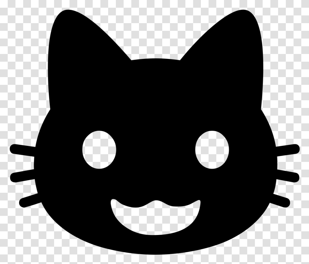 Cat Emoji Black Cat Emoji, Gray Transparent Png