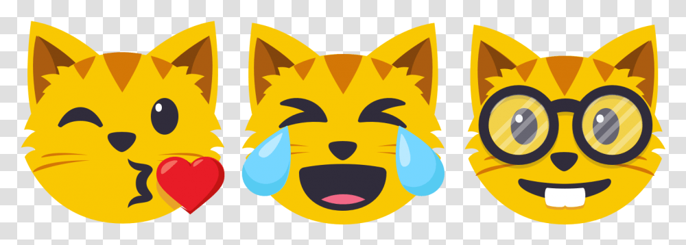 Cat Emoji Cat Themed Emoji By Emojione, Angry Birds, Pac Man Transparent Png
