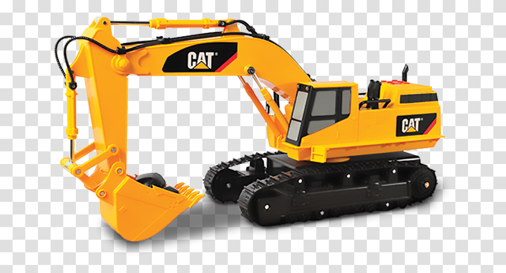 Cat Excavator, Bulldozer, Tractor, Vehicle, Transportation Transparent Png
