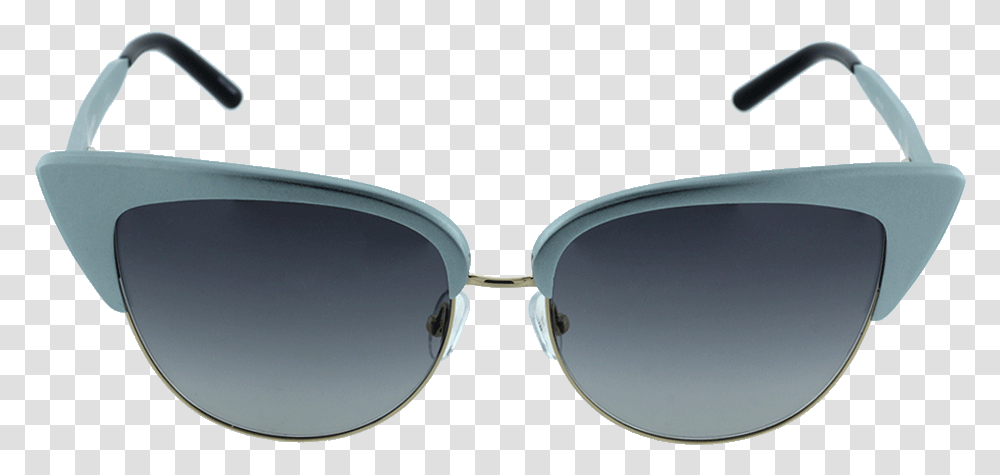 Cat Eye Gold Trim Sunglasses Blue, Accessories, Accessory, Goggles Transparent Png