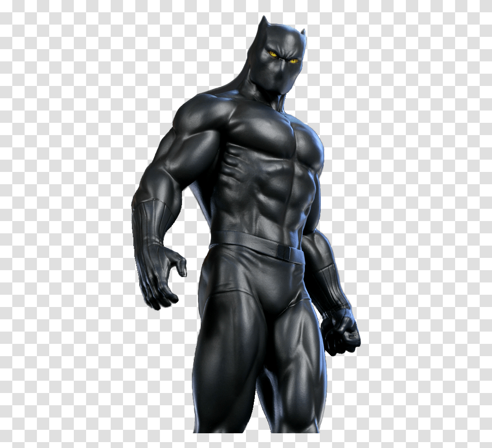 Cat Eyes Added Black Panther Superhero No Background, Person, Human, Torso, Batman Transparent Png
