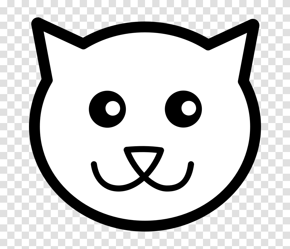 Cat Face Clip Art, Stencil, Label, Sticker Transparent Png