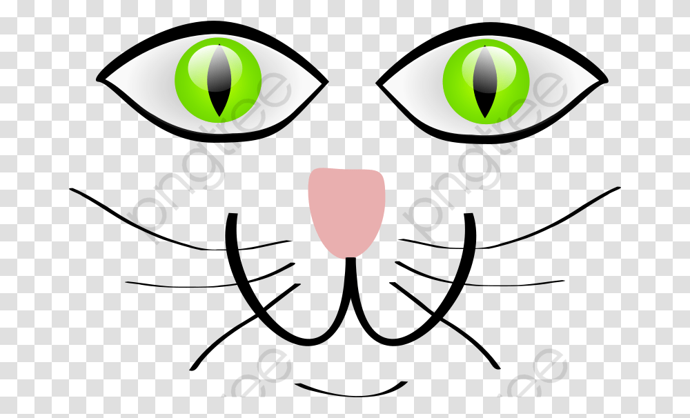 Cat Face Clipart Cat Eyes Clip Art Black And White, Pillow, Cushion, Moon, Nature Transparent Png