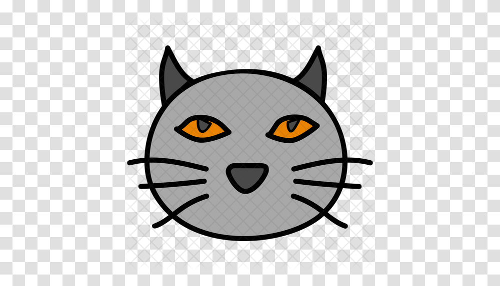 Cat Face Icon Cat Yawns, Label, Text, Pet, Animal Transparent Png