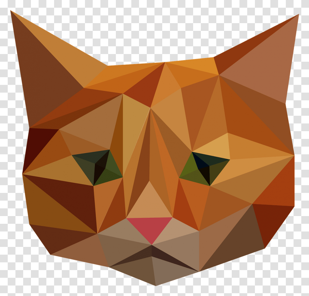 Cat Face Low Poly, Diamond, Gemstone, Jewelry Transparent Png