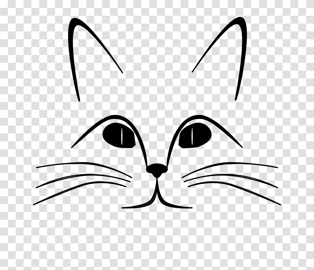 Cat Face Outline, Alphabet Transparent Png