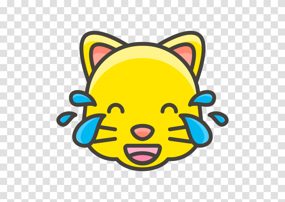 Cat Face With Tears Of Joy Emoji Emoji, Label Transparent Png