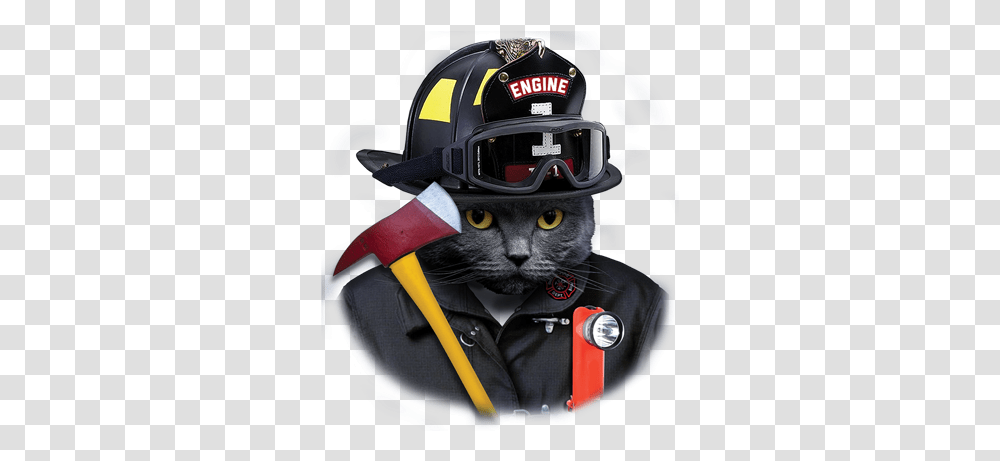 Cat Firefighter Icon Leprechaun Helmet, Clothing, Apparel, Football Helmet, American Football Transparent Png