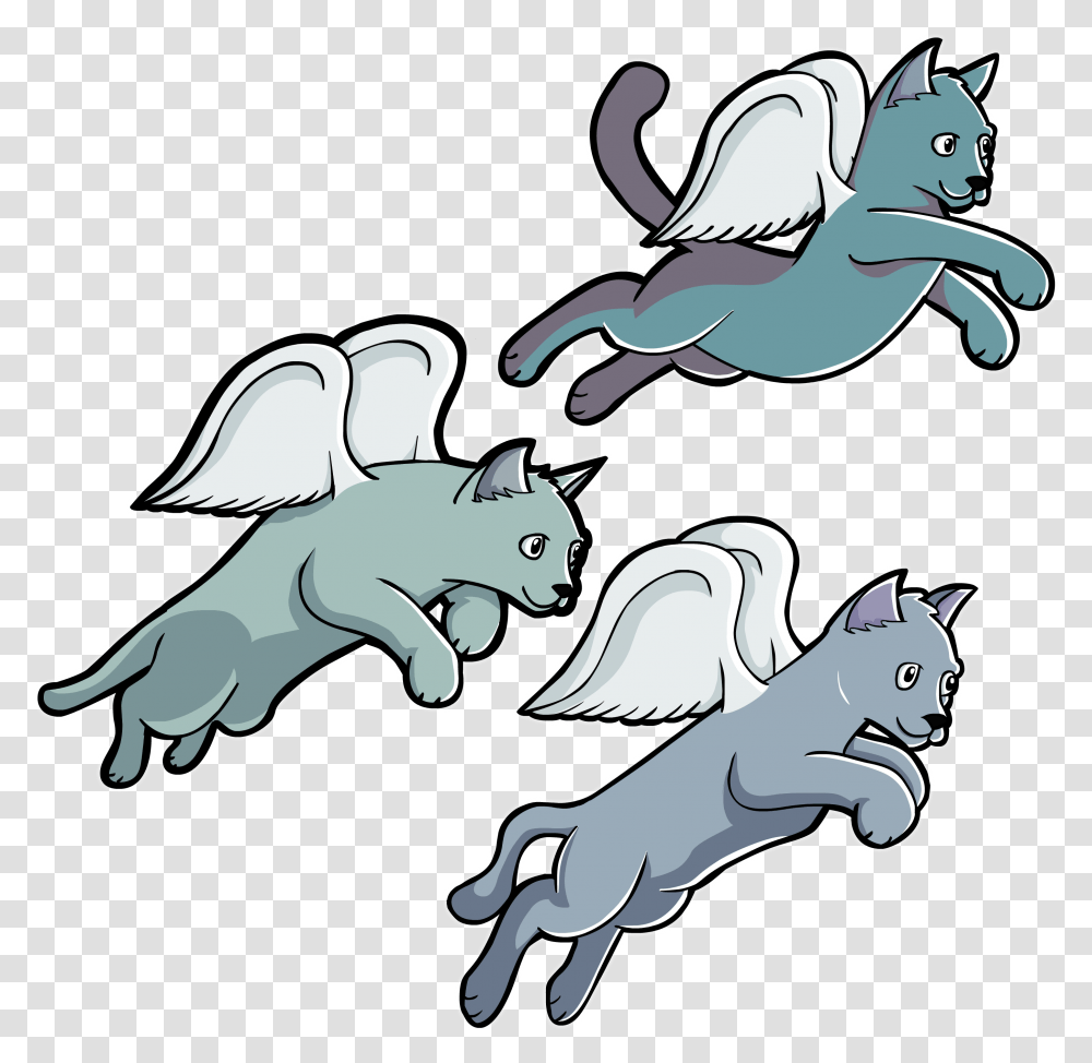 Cat Flying Cat Clipart, Hook, Animal, Claw, Mammal Transparent Png