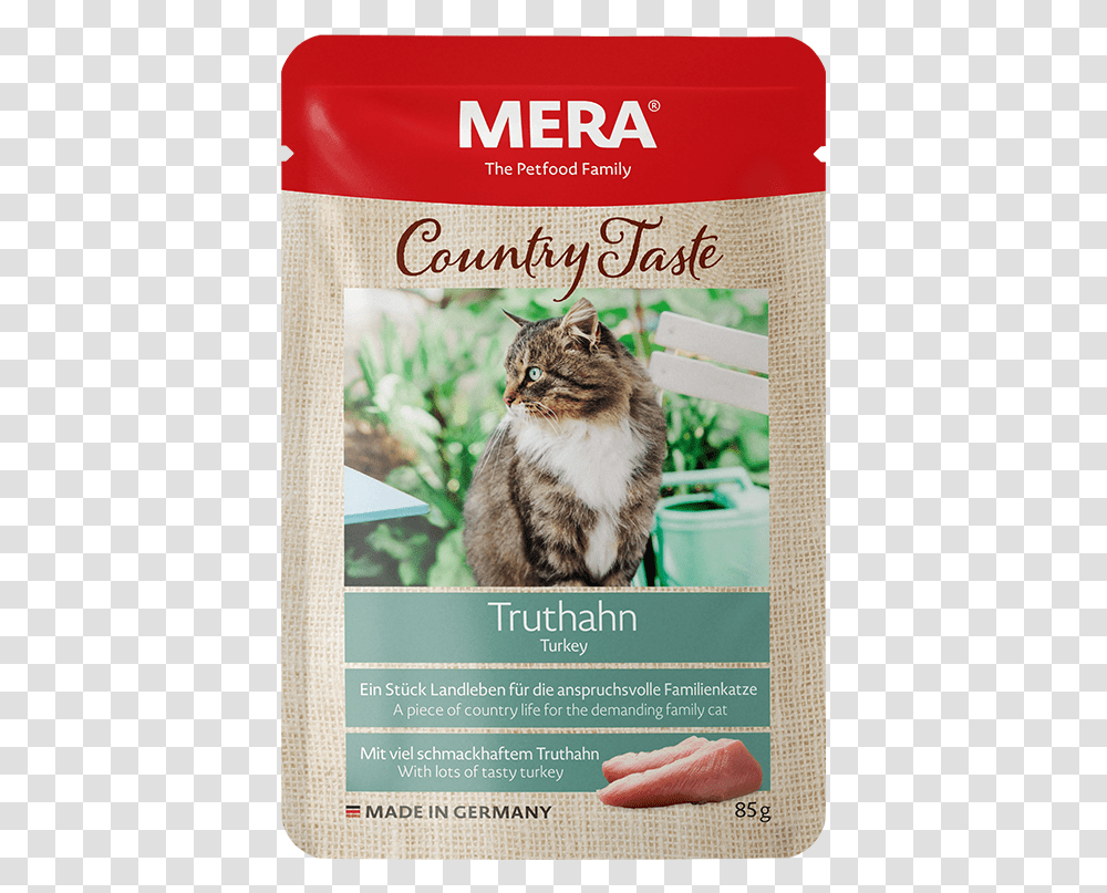 Cat Food Mera Country Taste Turkey Wet Food For The Mera Country Nassfutter, Flyer, Poster, Paper, Advertisement Transparent Png
