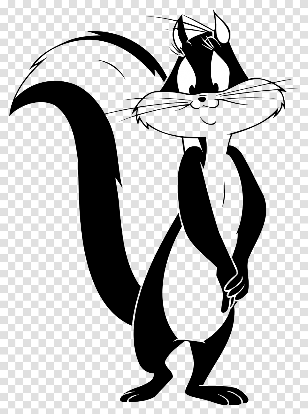 Cat From Pepe Le Pew, Silhouette, Outdoors, Nature Transparent Png