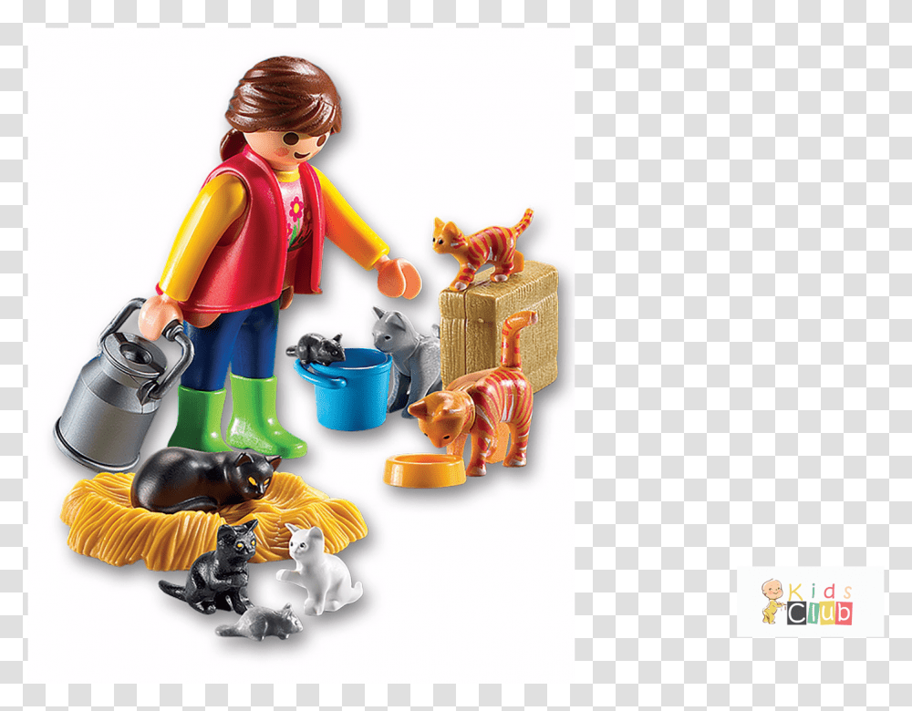 Cat Girl Playmobil, Person, Human, Figurine, Plant Transparent Png