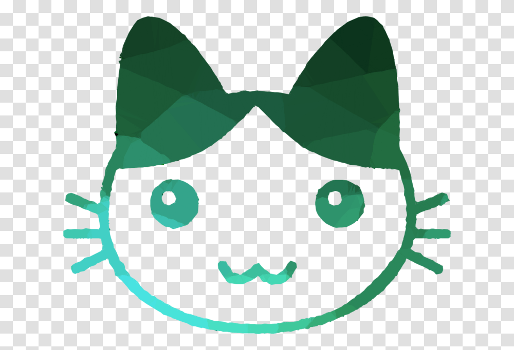 Cat Green Leaf Pastel Goth Satanic Cat, Pet, Mammal, Animal, Accessories Transparent Png