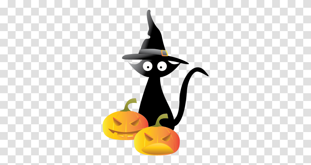 Cat Halloween Hauted Pampkins Scary Black Cat Halloween Icon, Plant, Pumpkin, Vegetable Transparent Png