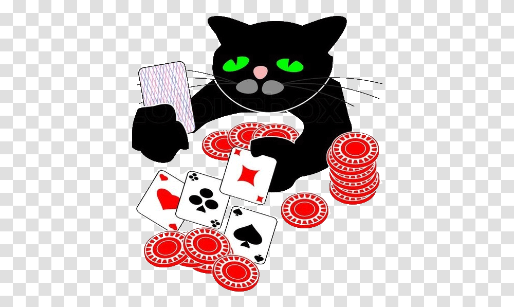 Cat Happy New Year Cat, Gambling Transparent Png