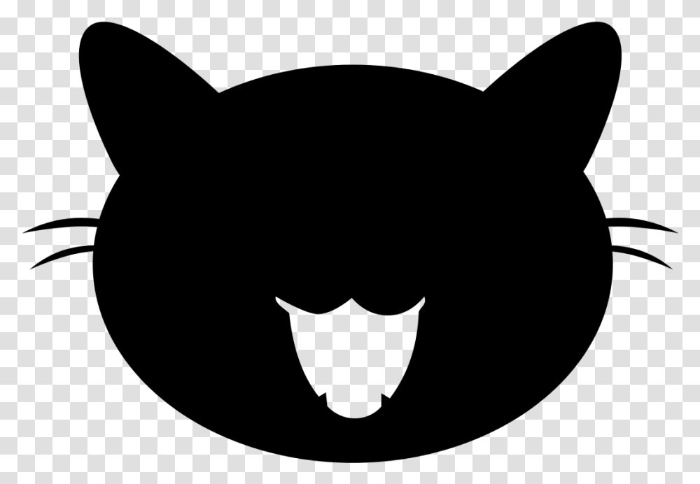 Cat Head Silhouette, Gray, World Of Warcraft Transparent Png