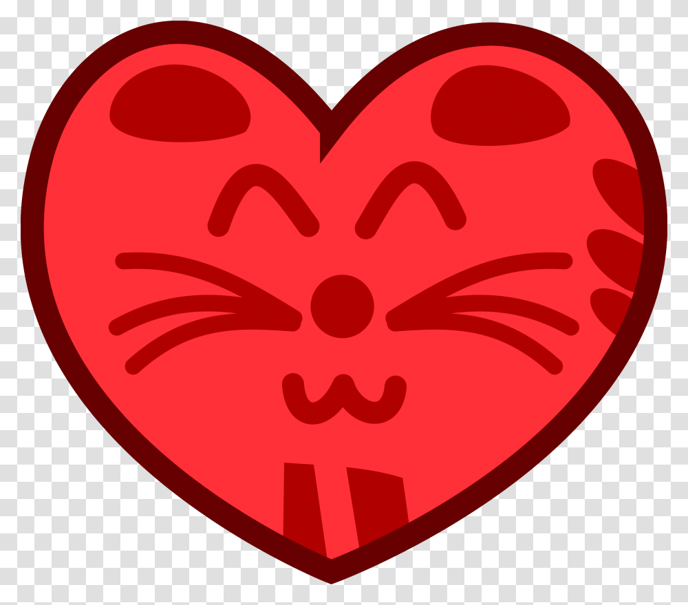 Cat Heart, Plectrum, Pillow, Cushion Transparent Png