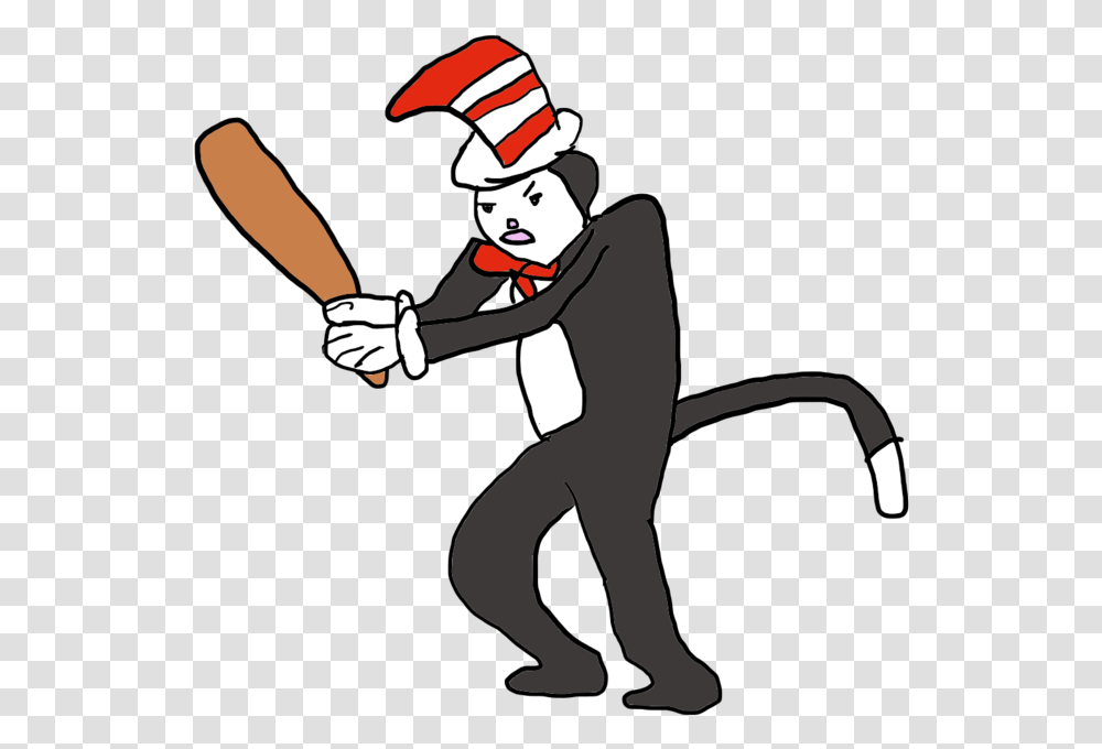 Cat In The Hat Bat Cat In The Hat Bat, Performer, Person, Human, Clown Transparent Png