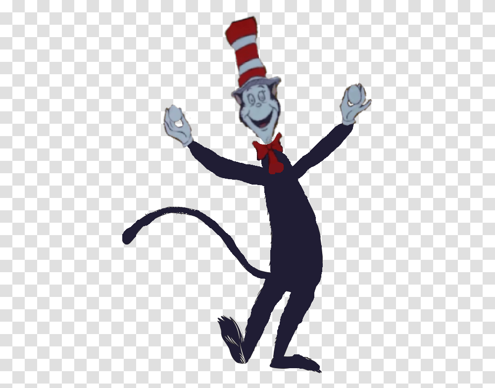 Cat In The Hat Cat In The Hat Singing About Eggs, Performer, Person, Human, Clown Transparent Png