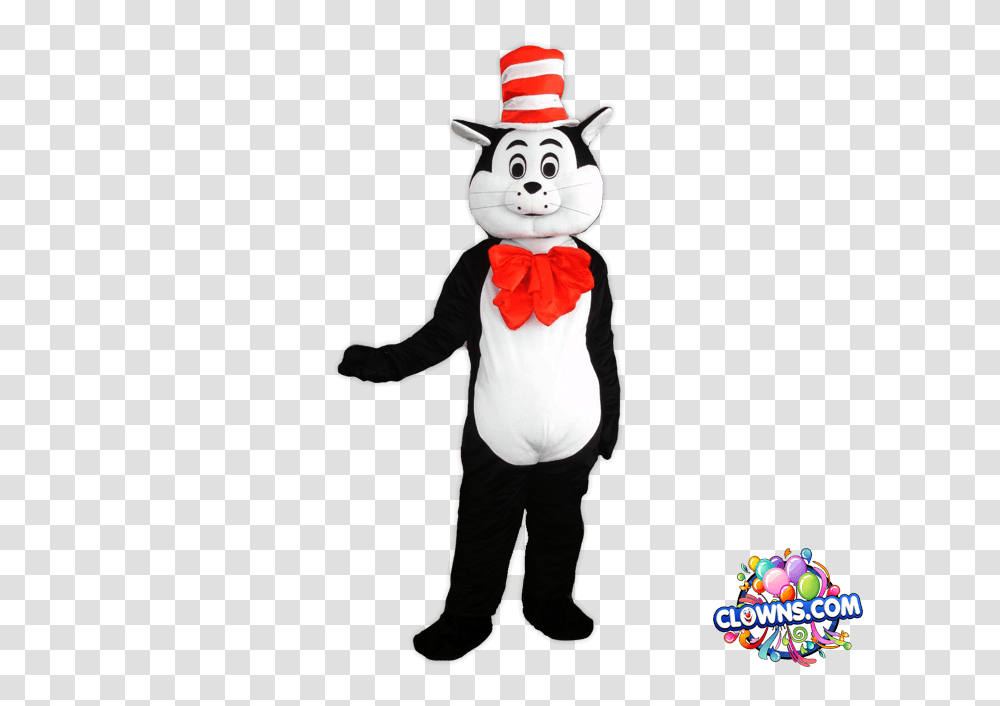 Cat In The Hat Characters For Kids Party Ny Party Character Rental, Person, Human, Mascot, Super Mario Transparent Png
