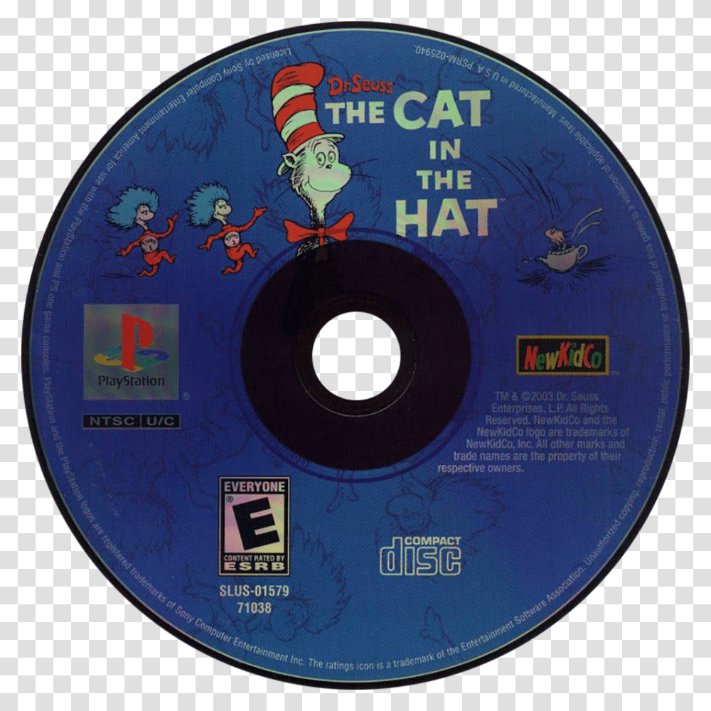 Cat In The Hat, Disk, Dvd Transparent Png