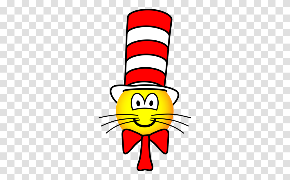Cat In The Hat Emoticon Emoticons, Apparel, Face Transparent Png
