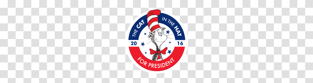 Cat In The Hat For President An Unlikely Story Bookstore, Logo, Trademark Transparent Png