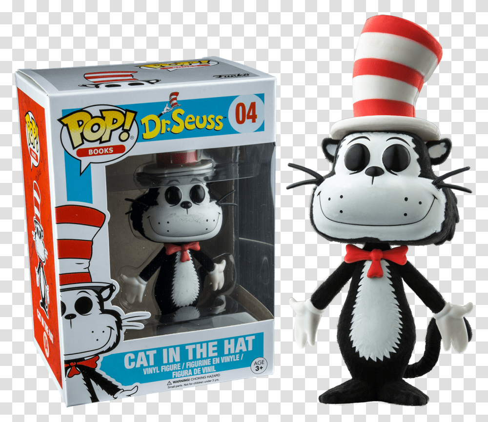 Cat In The Hat Funko Pop, Robot, Toy, Label Transparent Png