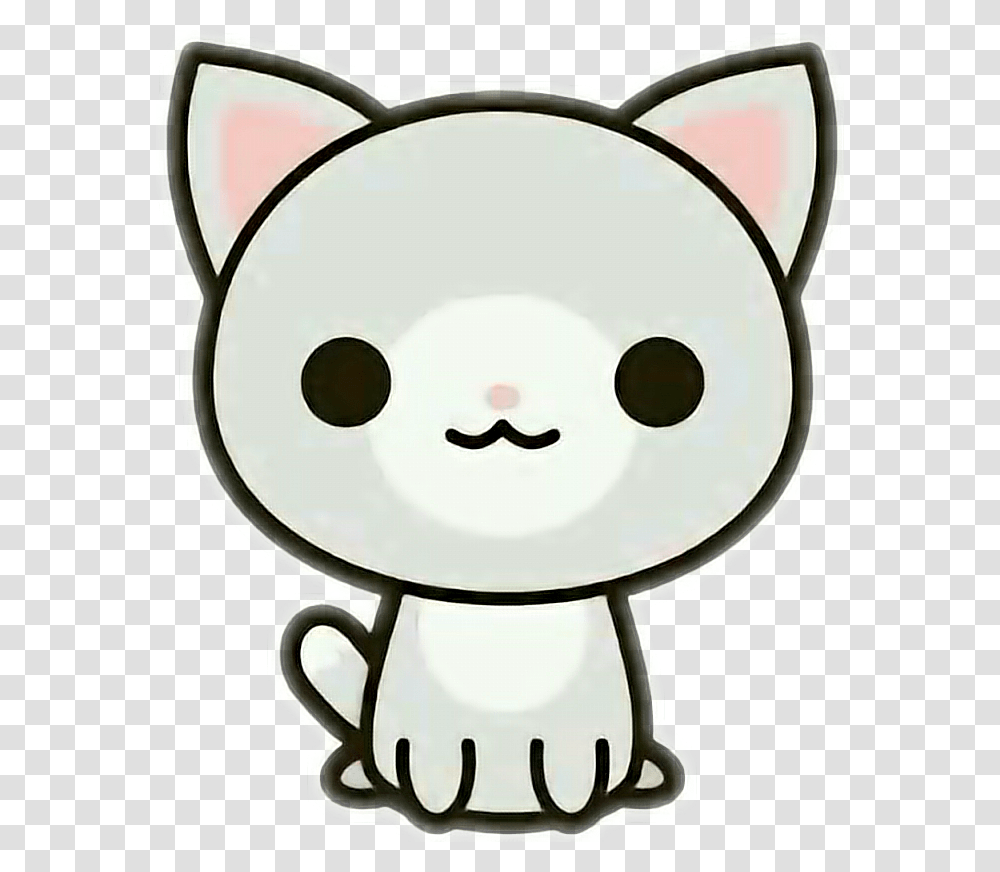 Cat Kawaii Cute Tumblr Wtf, Label, Toy Transparent Png