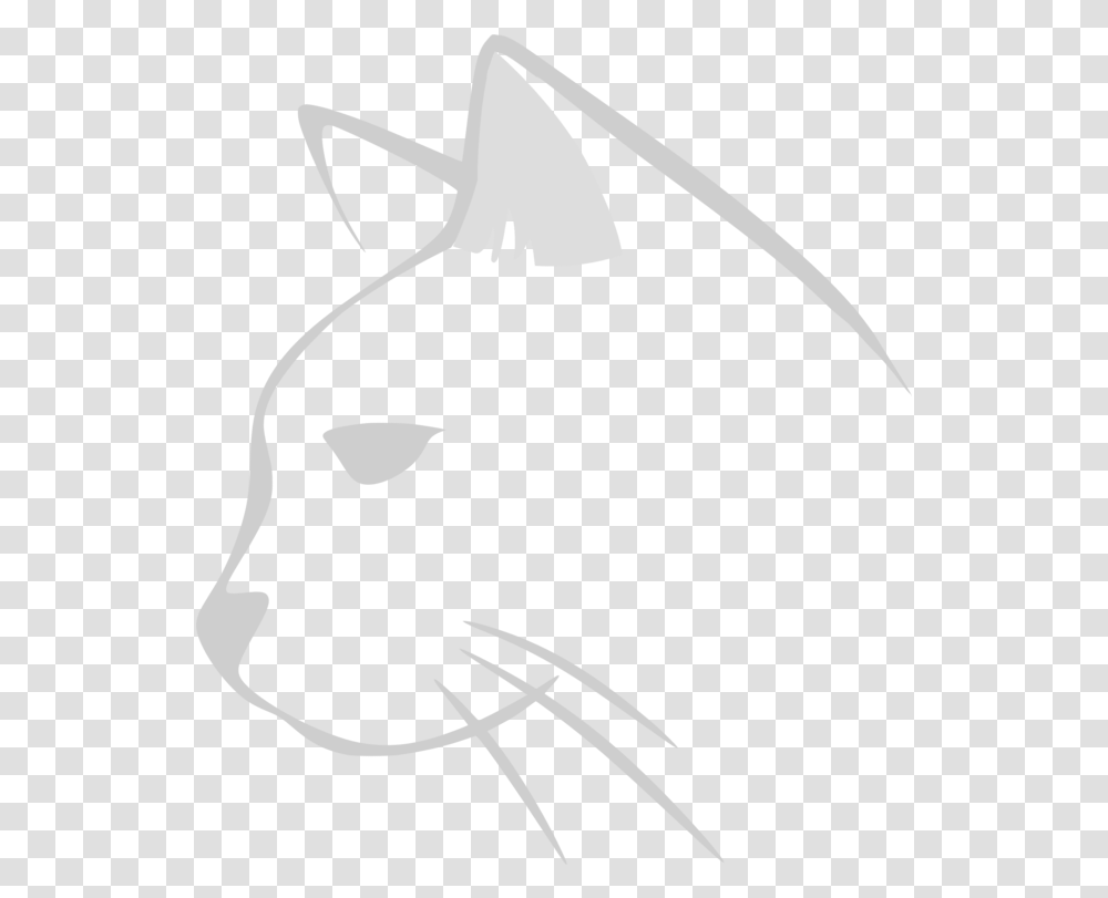 Cat Line Art Kitten Drawing Silhouette Head Cat Drawing Face, Axe, Tool, Stencil, Label Transparent Png