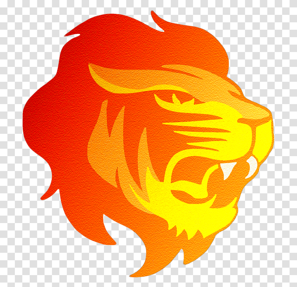 Cat Lion Animal Logo Lion, Goldfish Transparent Png