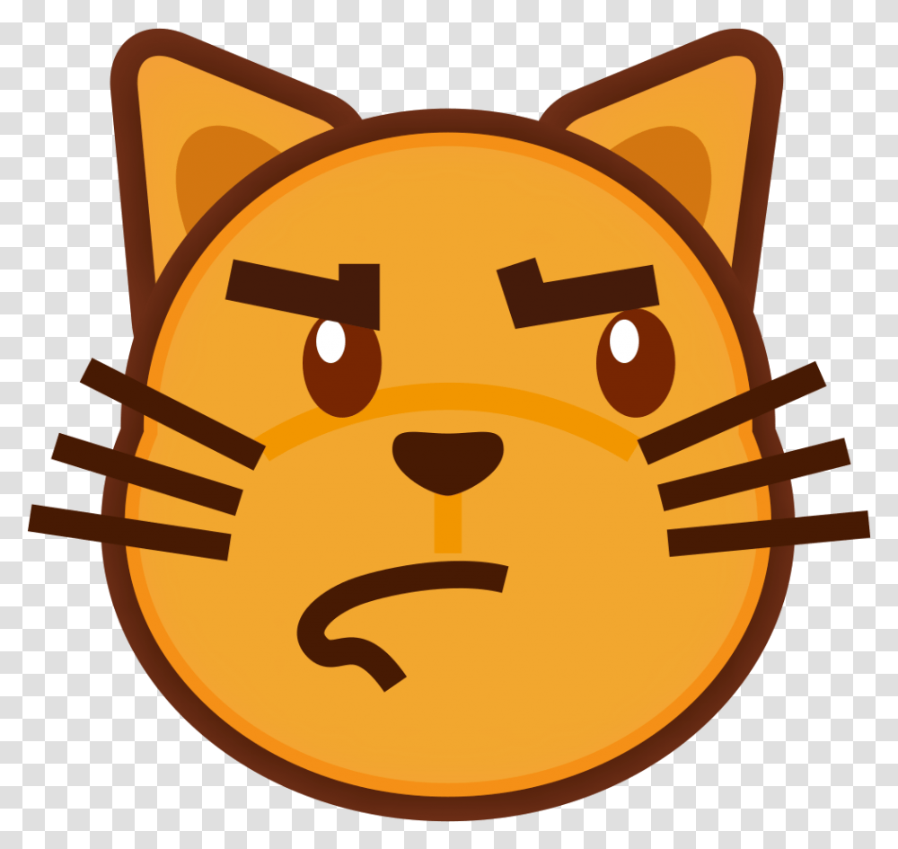 Cat Love Emoji Clipart Art Cat Face, Logo, Symbol, Trademark, Label Transparent Png