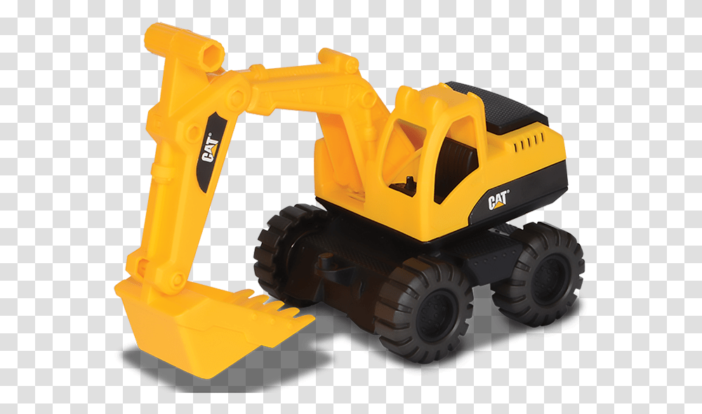 Cat Mini Excavator Toy, Tractor, Vehicle, Transportation, Bulldozer Transparent Png