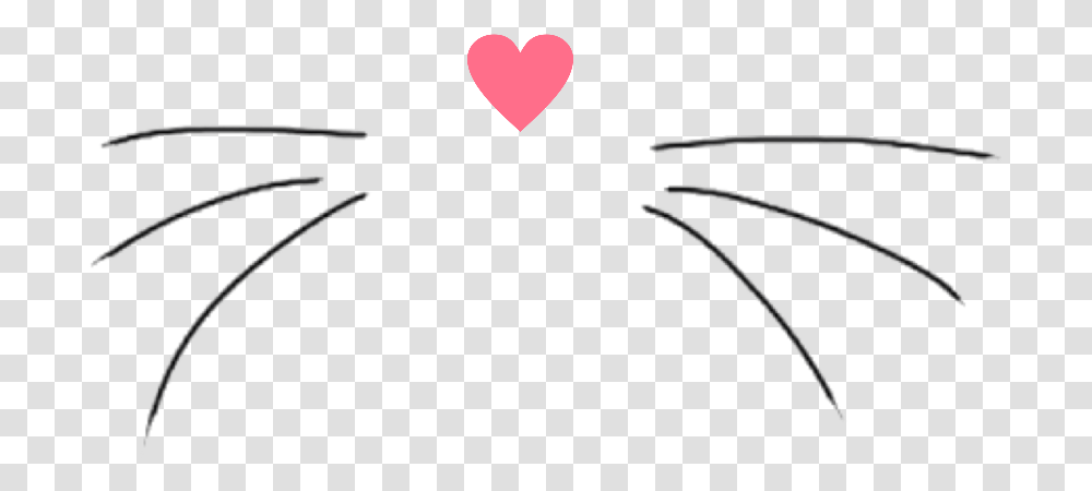 Cat Nose Stickers Heart, Bow, Apparel Transparent Png
