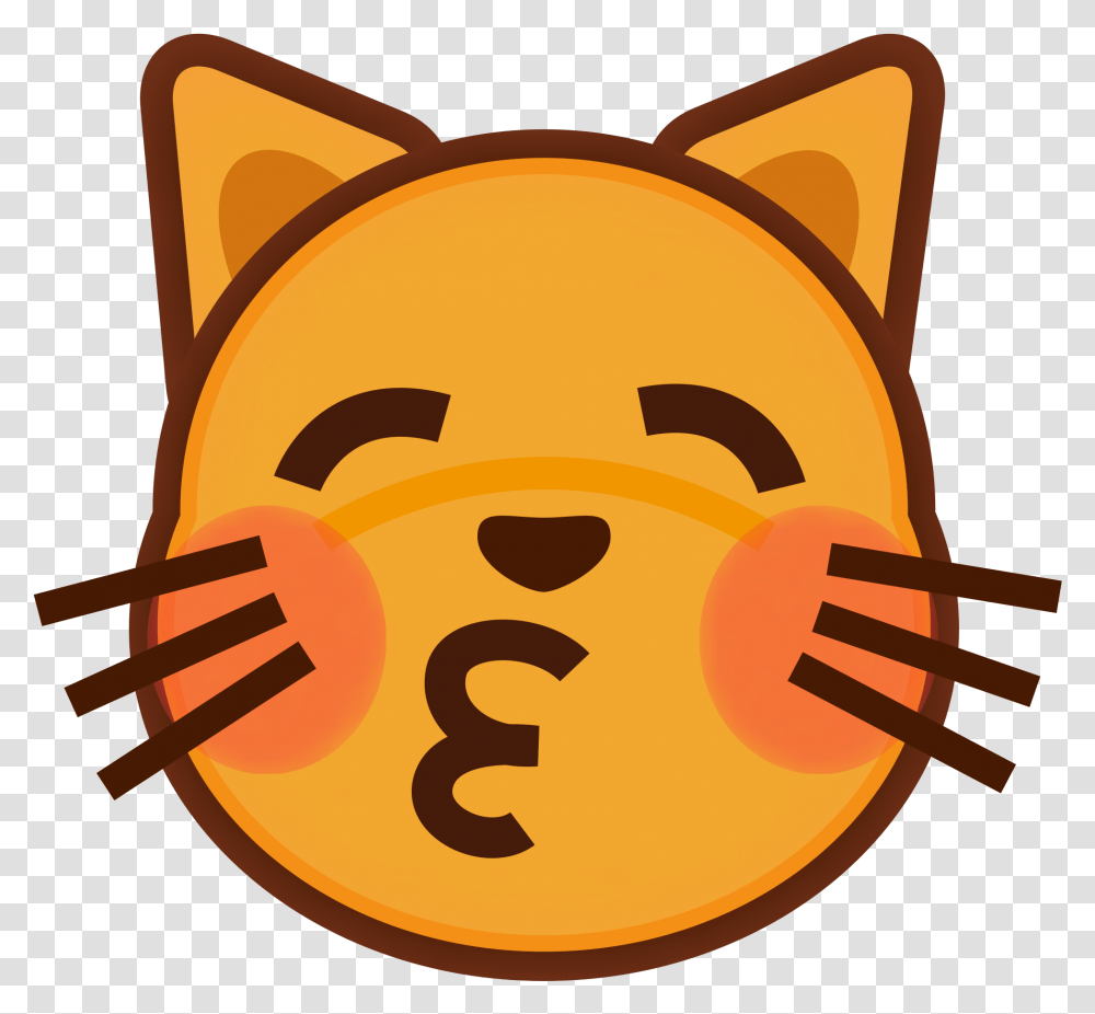Cat Open Mouth Emoji, Label, Bowl, Sticker Transparent Png