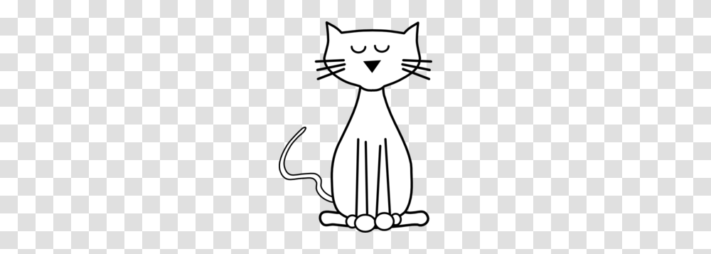 Cat Outline Cliparts, Fork, Cutlery, Stencil, Road Transparent Png